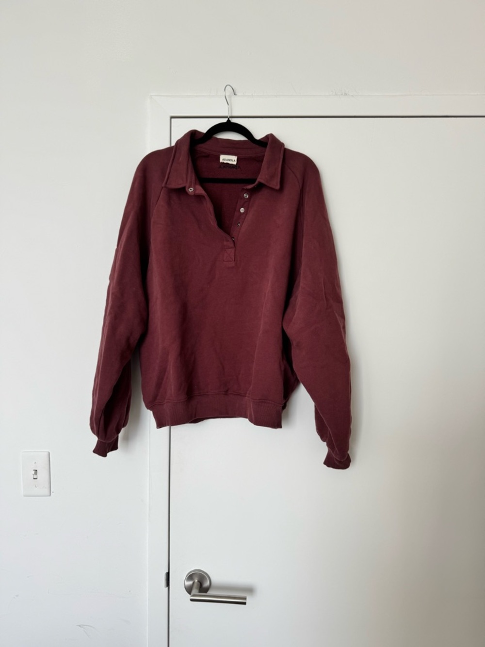 Adanola Sweatshirt in Burgundy
